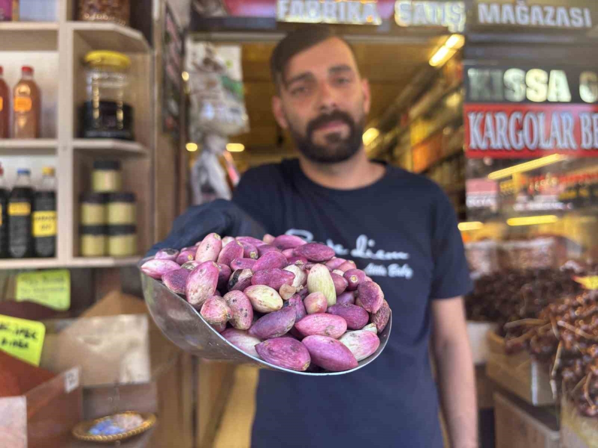 Yeni mahsul Antep fıstığı tezgaha indi
